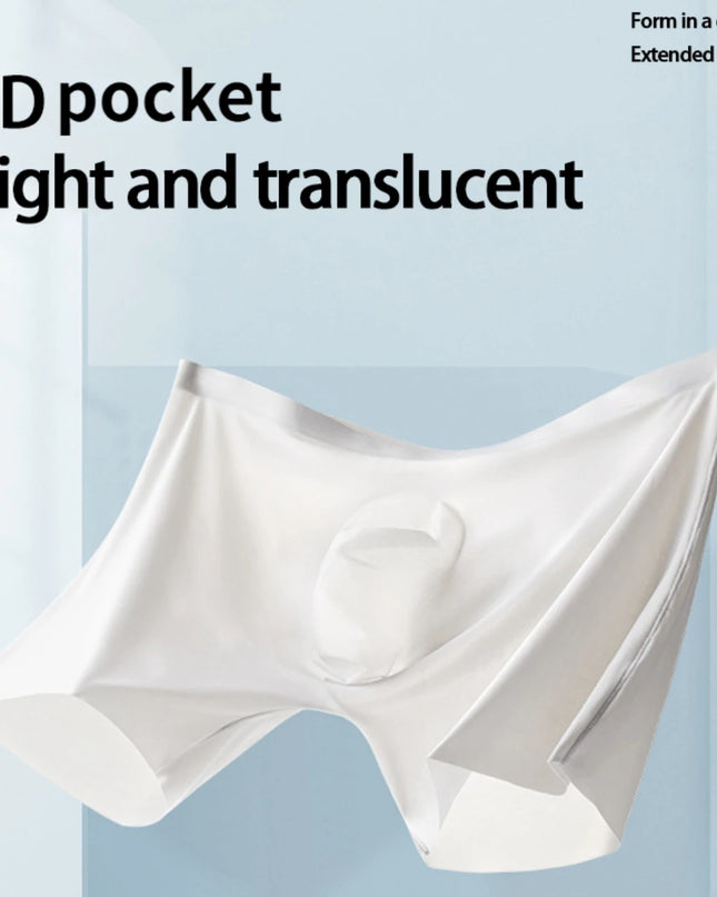 1 Piece Men's Ice Silk Ultra-Thin Breathable Briefs