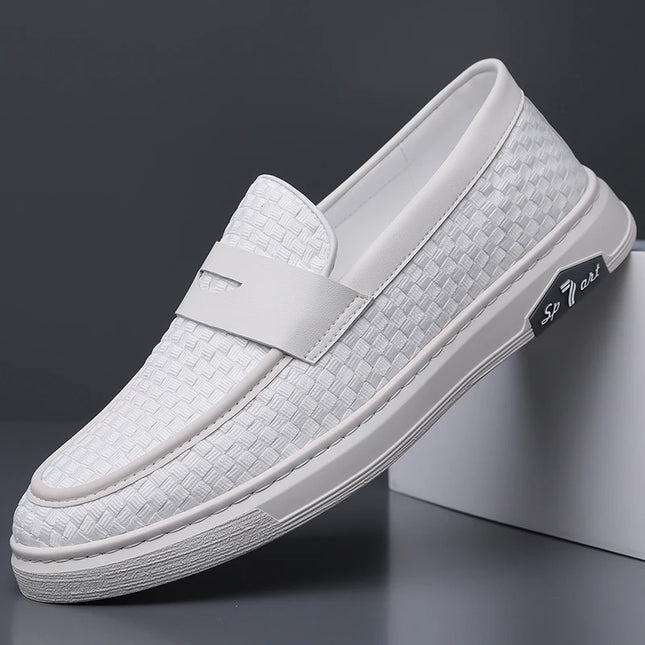 Men's Slip-On Loafers with Soft Sole and Anti-Slip Design