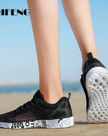 Men's Casual Air Mesh Sneakers – Trendy Foam Athletic Shoes