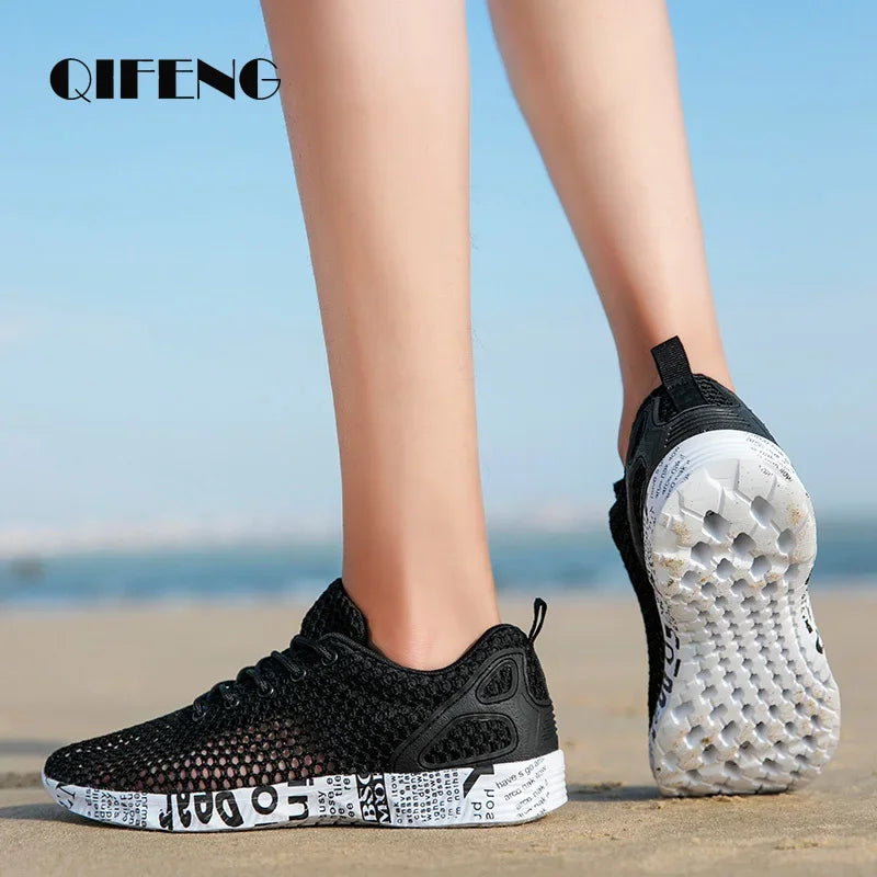 Men's Casual Air Mesh Sneakers – Trendy Foam Athletic Shoes