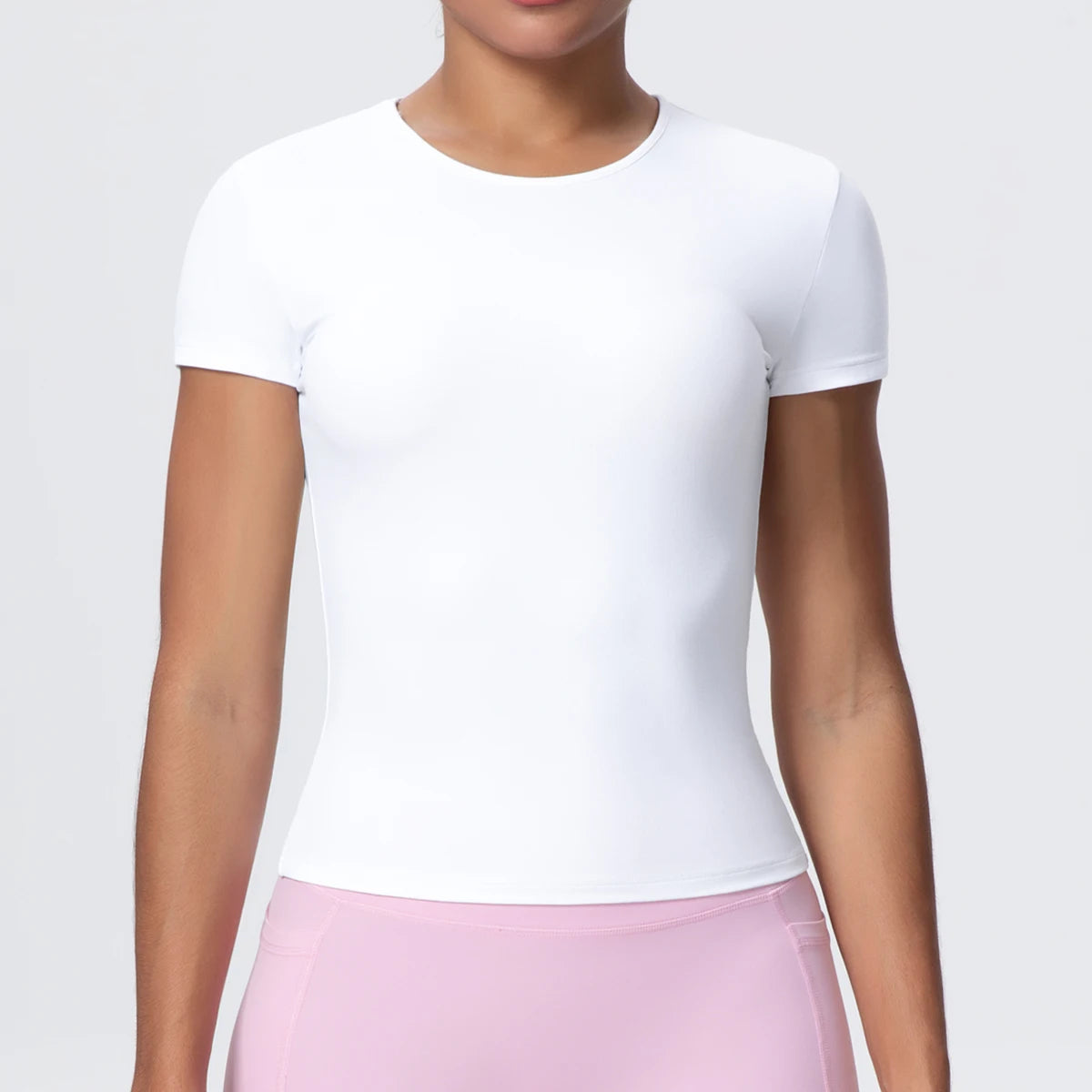 Women's Workout T-Shirt - Quick-Drying, Breathable, Slim Fit