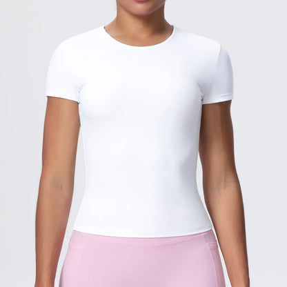 Women's Workout T-Shirt - Quick-Drying, Breathable, Slim Fit
