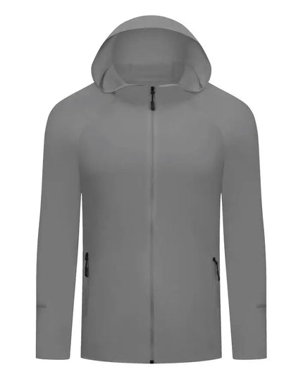 Men's Lightweight Quick-Dry Breathable Hooded Running Jacket