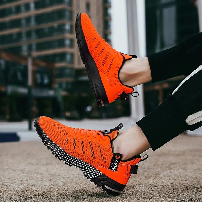 Men's Running Sneakers with Lace-Up Design – Comfortable Athletic Sneakers for Men