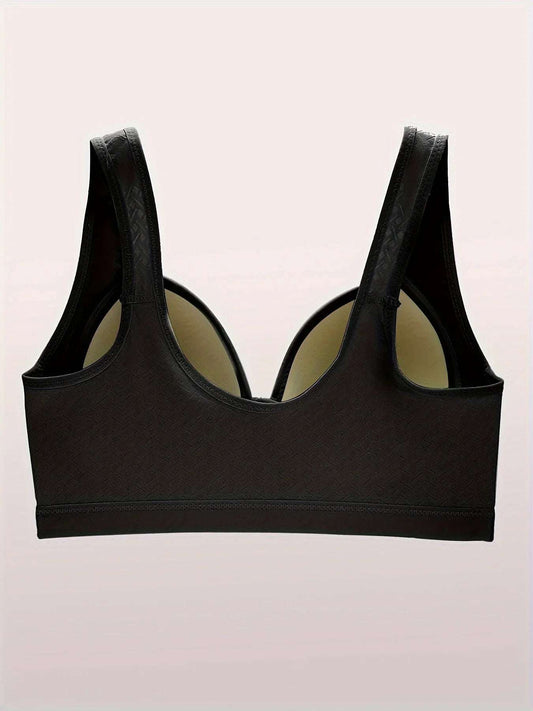 Women's Breathable Wireless Bra with Lightweight Cotton Cups