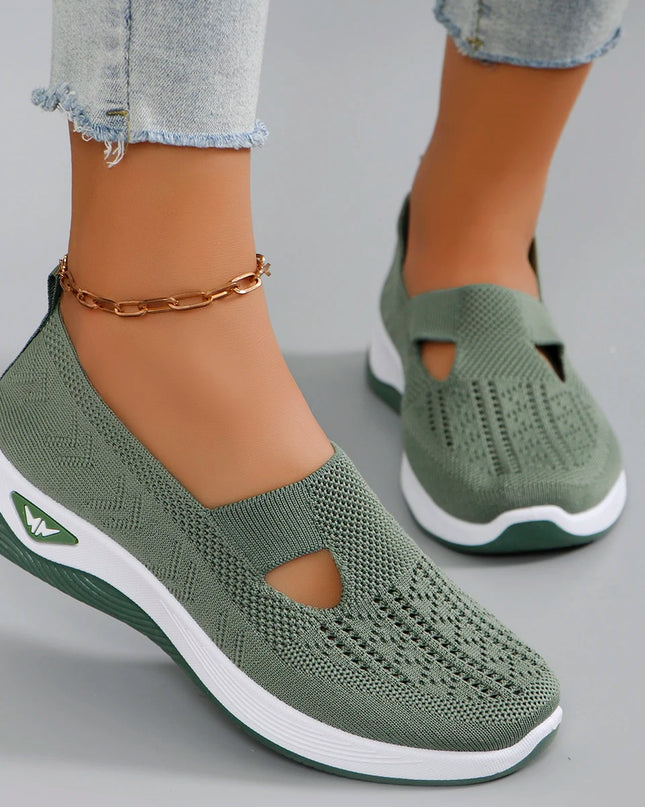 Women's Lightweight Breathable Non-Slip Sneakers - Various Colors