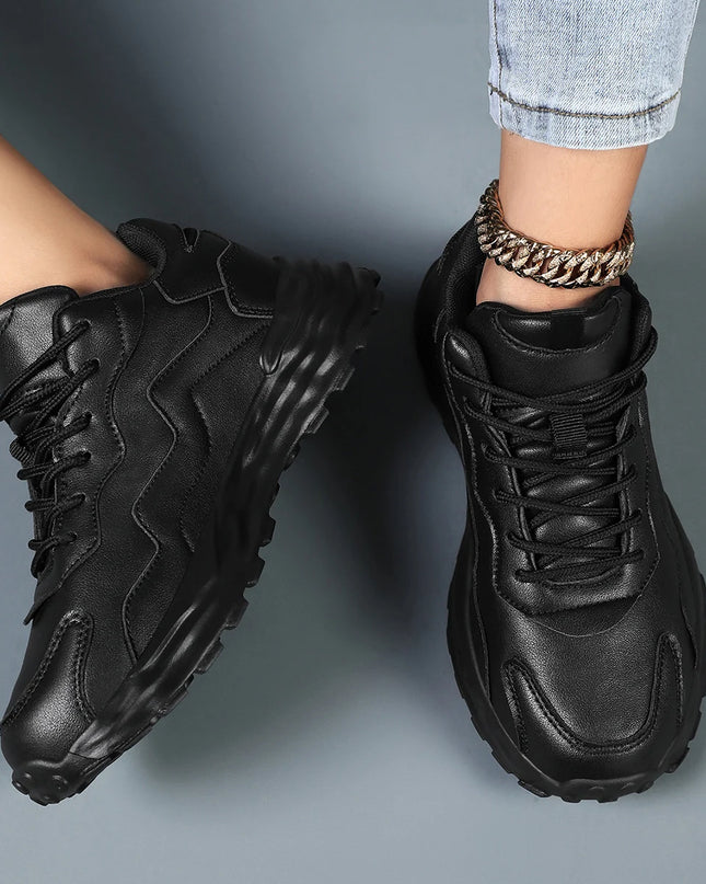 Breathable Women's Vulcanized Platform Casual Sneakers