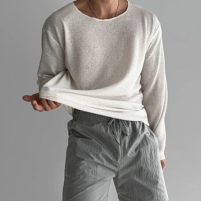 Men's Long Sleeve Knit Sweater