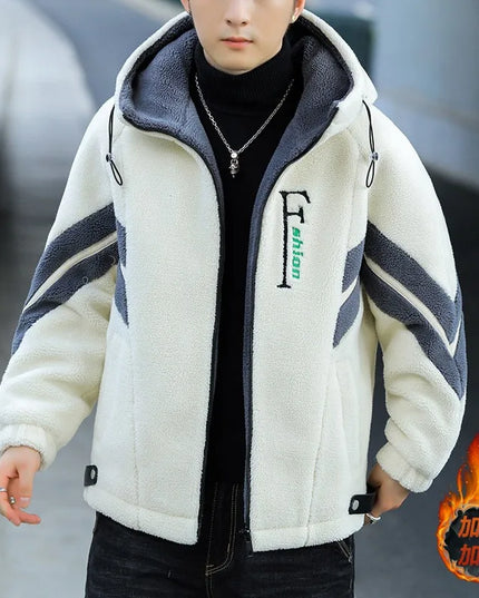 Korean Men's Casual Cotton-Padded Zipper Jacket