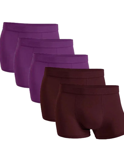 Five-Pack Bamboo Boxers for Men