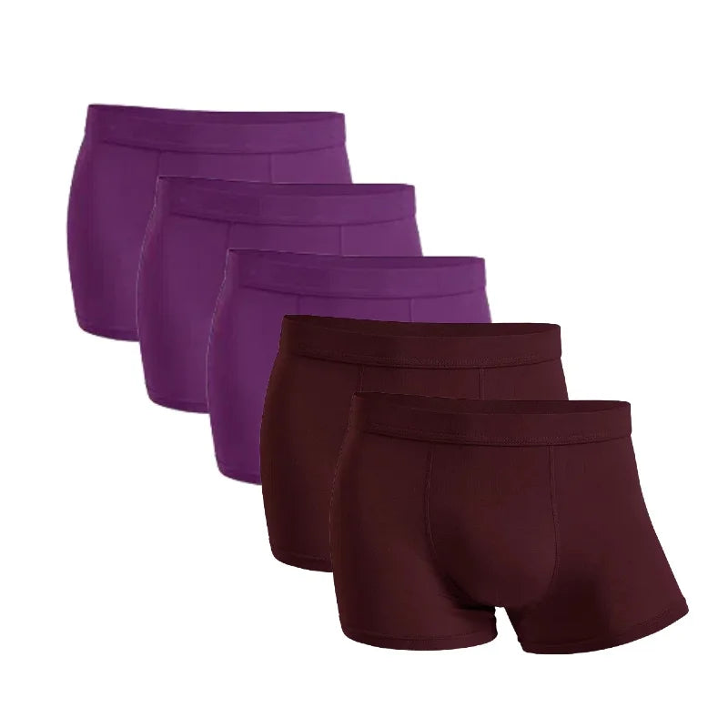 Five-Pack Bamboo Boxers for Men