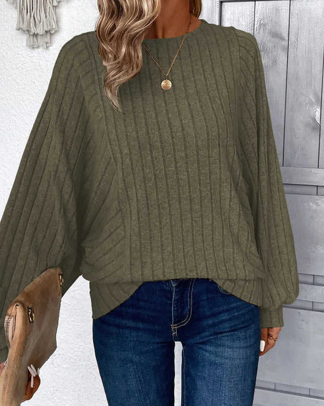 Women's Casual Long Sleeve Knit Sweater