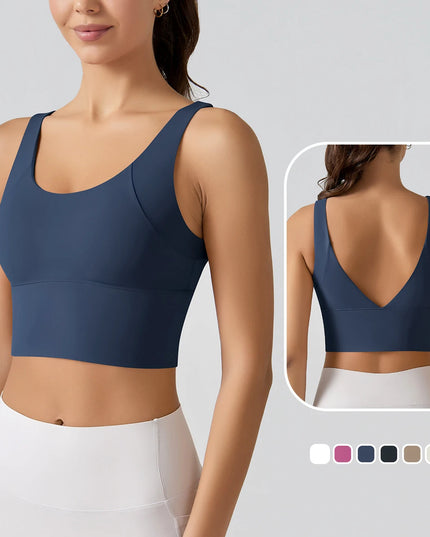 Women's Push-Up Sports Bra for Fitness, Running, and Gym Activities
