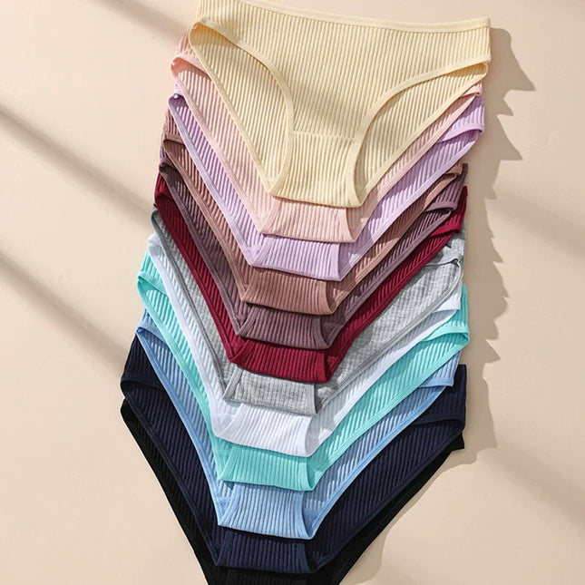 12-Pack Women's Cotton Low-Rise Briefs