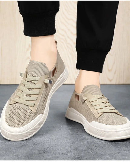 Men's Korean Style Canvas Sneakers - Breathable & Comfortable Shoes