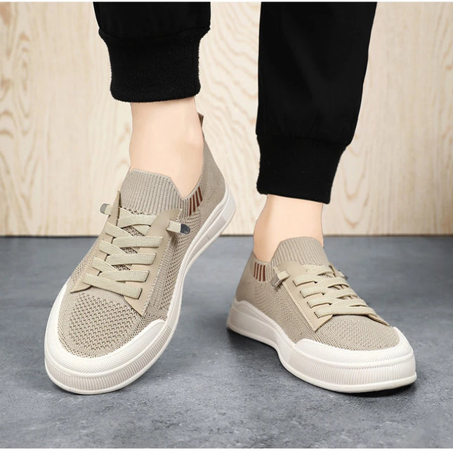 Men's Korean Style Canvas Sneakers - Breathable & Comfortable Shoes