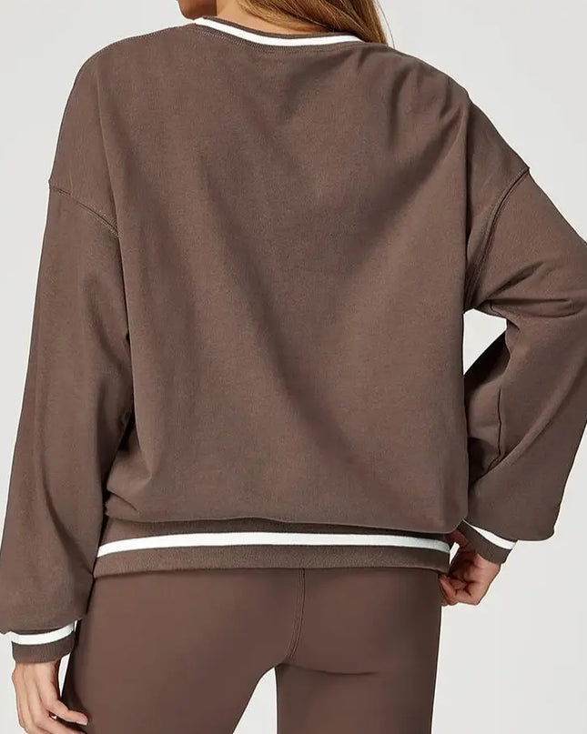 Women's Two-Piece Sweater and Shorts Set
