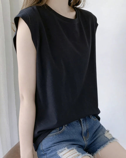 Women's Loose Sleeveless Tank Top - Casual Fit Vest
