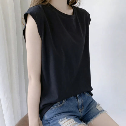 Women's Loose Sleeveless Tank Top - Casual Fit Vest