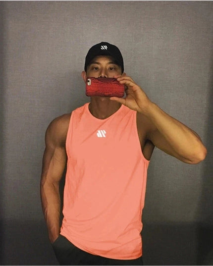 Men's Breathable Mesh Fitness Sleeveless Tank Top
