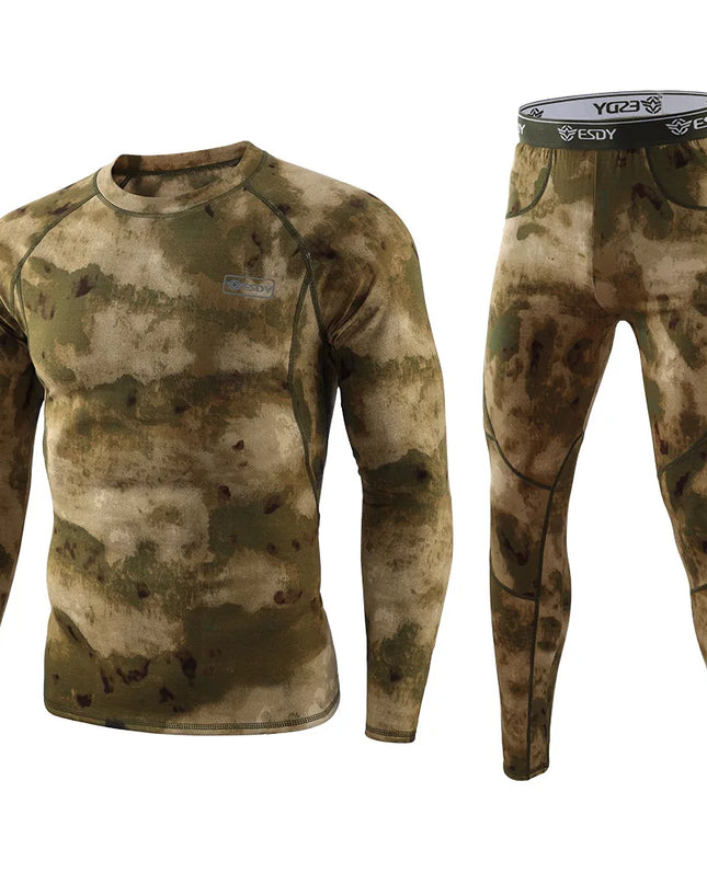 Men's Thermal Compression Activewear Sweater and Pants Set