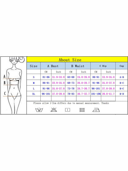 Women's High Waist One Piece Swimsuit - Bathing Suit with Patchwork Design