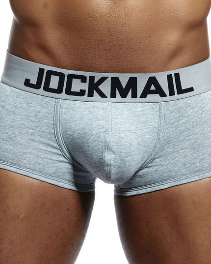 JOCKMAIL 6Pcs/Lot  Man  Boxershorts Cotton Men Boxers Male Breathable Underwear Men’s Panties Soft Boxer Briefs