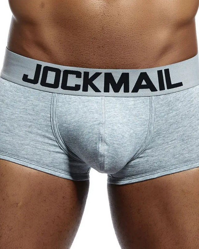 JOCKMAIL 6Pcs/Lot  Man  Boxershorts Cotton Men Boxers Male Breathable Underwear Men’s Panties Soft Boxer Briefs