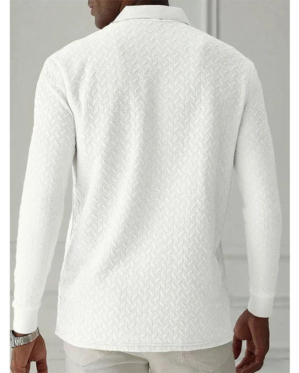Men's Long Sleeve Button-Up Sweater - Stylish, Comfortable Knit
