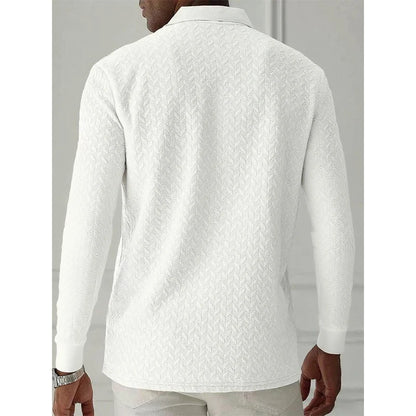 Men's Long Sleeve Button-Up Sweater - Stylish, Comfortable Knit