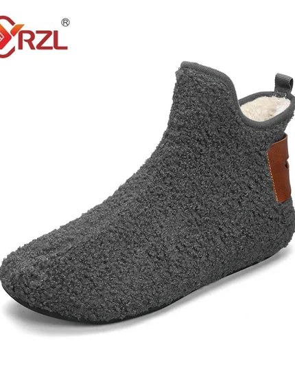 Men's Cotton High Top Shoes - Warm, Lightweight Slip-On Sneakers for Men