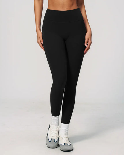 High-Waisted Women's Fitness Leggings with Push-Up Design