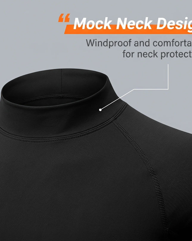 Men's Tight-Fit Long-Sleeved Sweater - Quick-Drying, Breathable, Highly Elastic