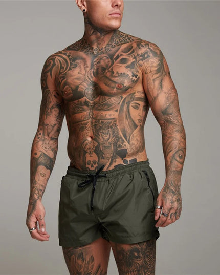 Men's Breathable Quick-Dry Thin Zip Pocket Shorts