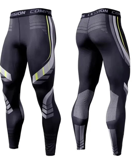 Men's Athletic Compression Pants for Sports and Training