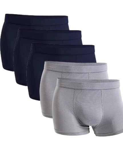 Five-Pack Bamboo Boxers for Men