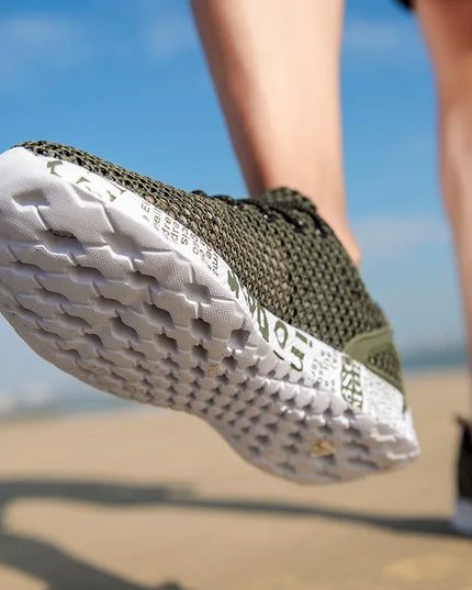 Men's Casual Air Mesh Sneakers – Trendy Foam Athletic Shoes