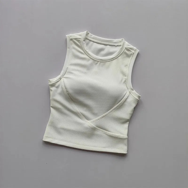 Women's High-Support Padded Push-Up Sports Vest