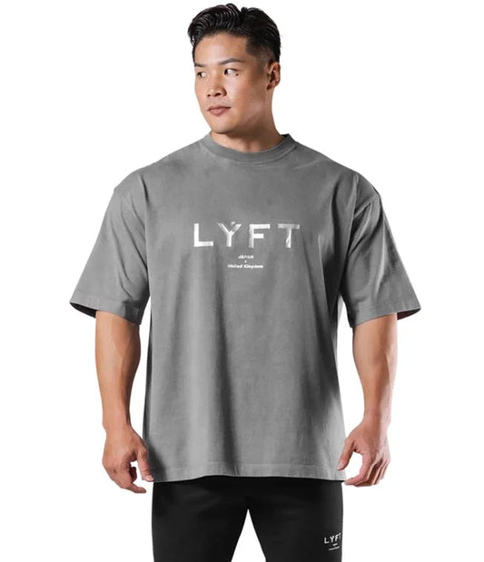 Lyft Washed Classic Cotton Men's Oversized T-Shirt