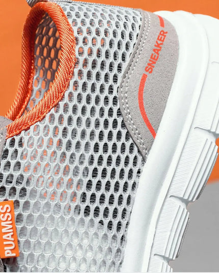 Lightweight and Breathable Mesh Sneakers for Men - Various Colors