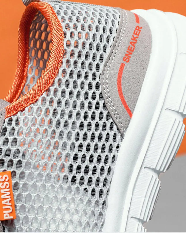 Lightweight and Breathable Mesh Sneakers for Men - Various Colors