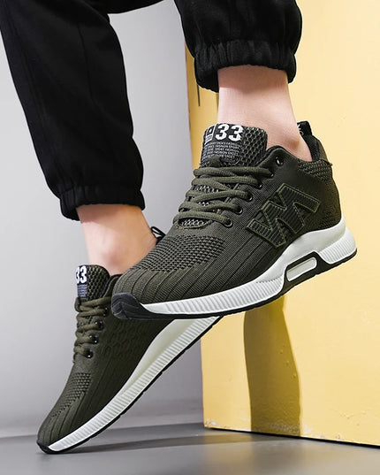 Men's Elevator Sneakers with 6cm Height-Increasing Insole