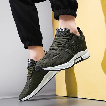 Men's Elevator Sneakers with 6cm Height-Increasing Insole