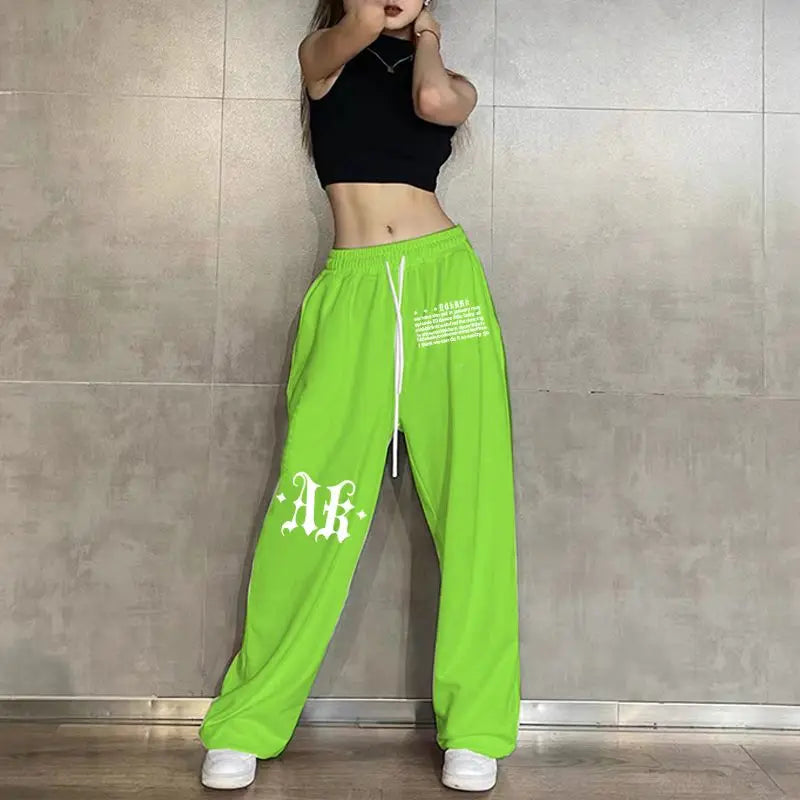 Women's Loose Fit Sweatpants with Drawstring & Elastic Waist