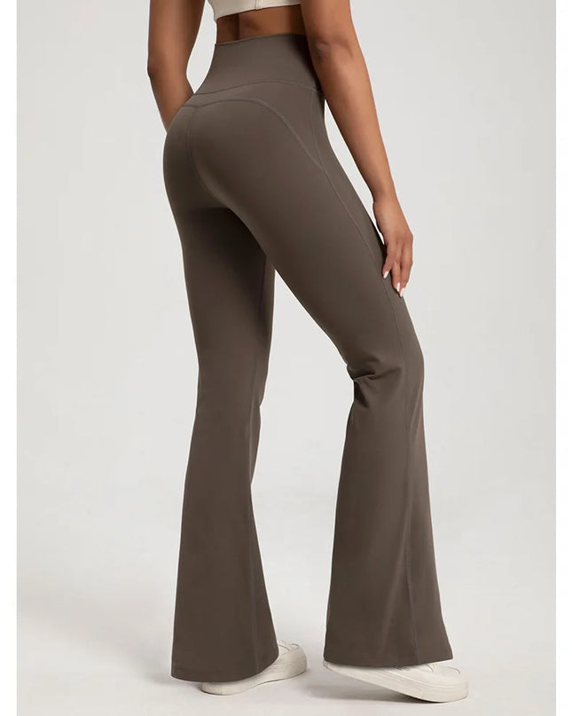 Women's High-Waisted Flared Leggings Pants