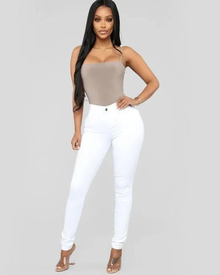 Botvotee Women's Skinny High-Waisted Pencil Jeans | Casual Slim Fit Denim for Women