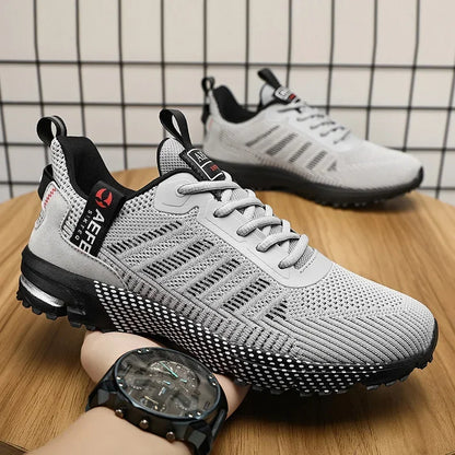 Men's Running Sneakers with Lace-Up Design – Comfortable Athletic Sneakers for Men