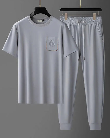 Men's 2-Piece T-Shirt and Drawstring Sweatpants Set