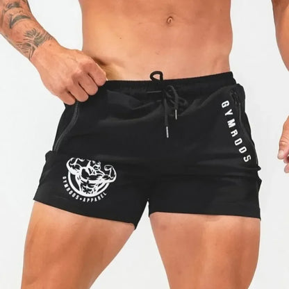 Men's Sports Shorts with Drawstring Elastic Waist