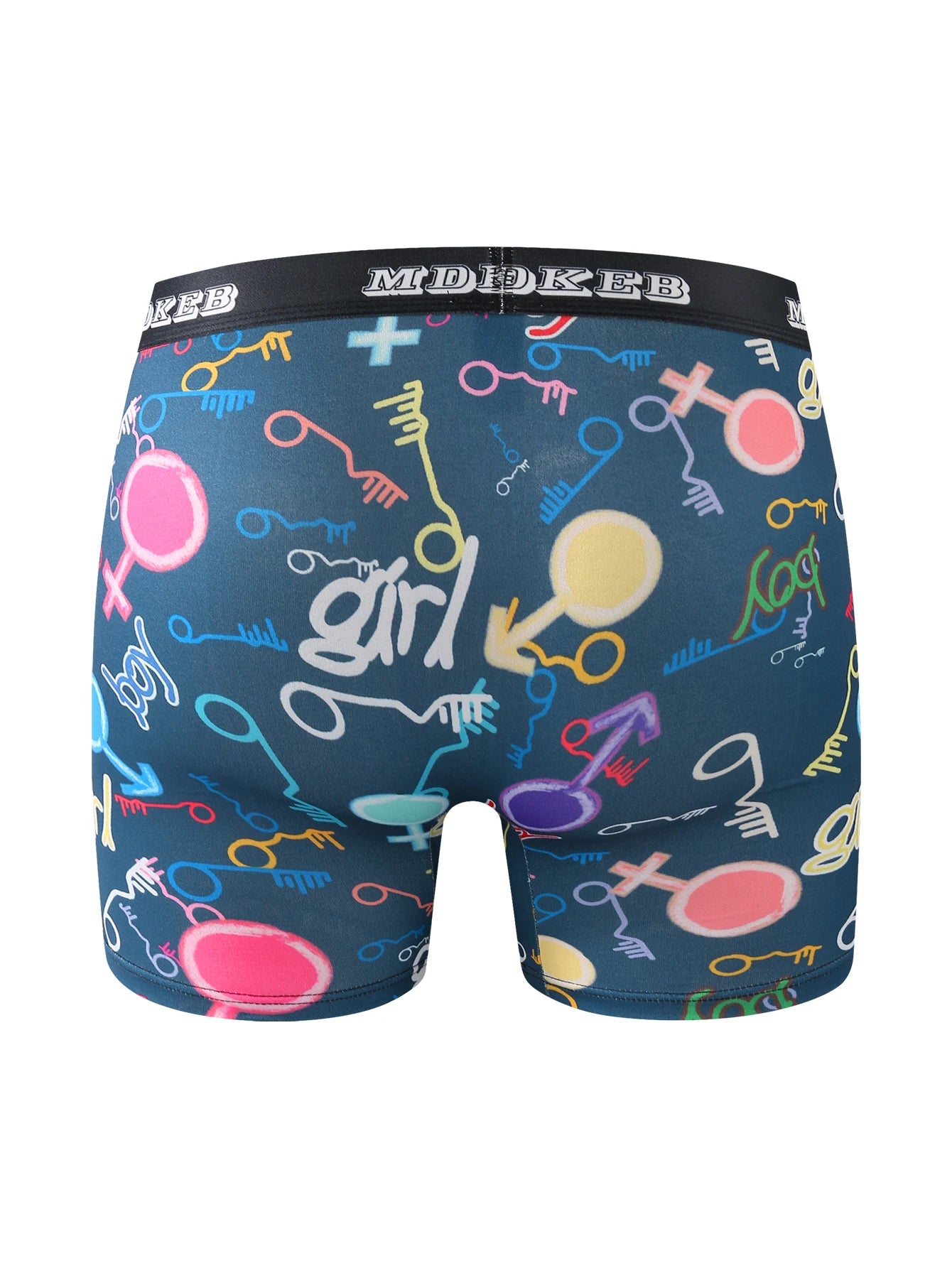 10-Pack Men's Assorted Graffiti Print Boxer Shorts - Mid-Waist Briefs